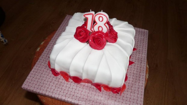 Torta s ružami