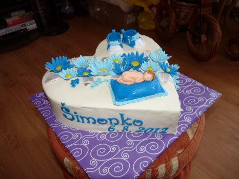 Torta na krst pre chlapca