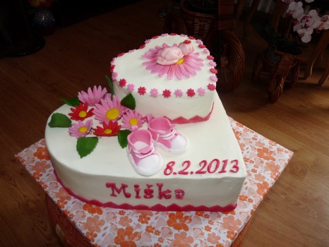 Torta na krst poschodová