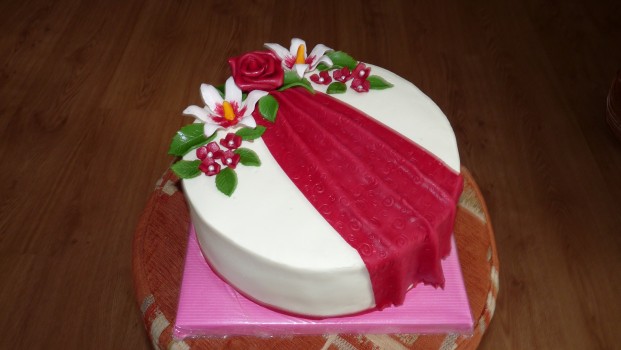 Bordová torta
