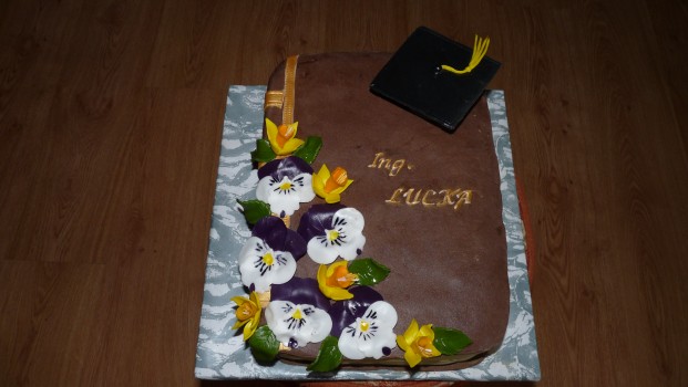 torta na promócie kniha