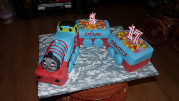 torta vláčik Tomáš