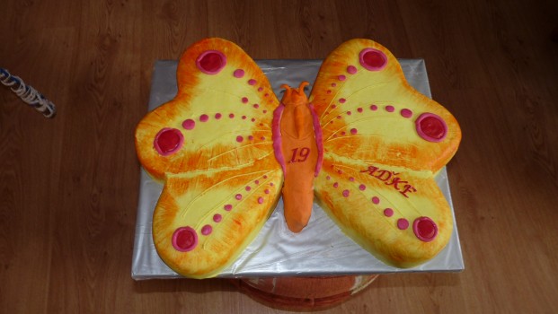 torta motýľ