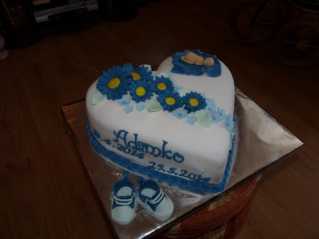 Torta na krst pre chlapca