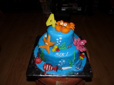torta morský svet