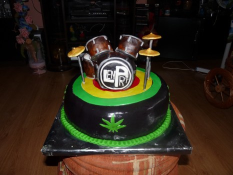 torta pre bubeníka, bicie