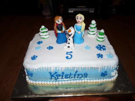 Torta Ľadové kráľovstvo