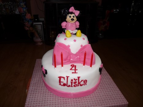 Torta s Minnie Mouse