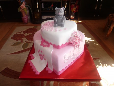 Torta na krst s mackom