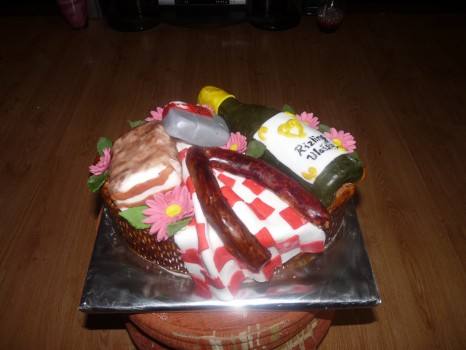 torta piknikový kôš