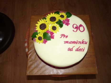 Torta so slnečnicami