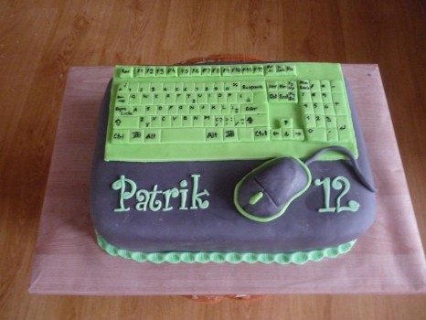 Torta PC klávesnica