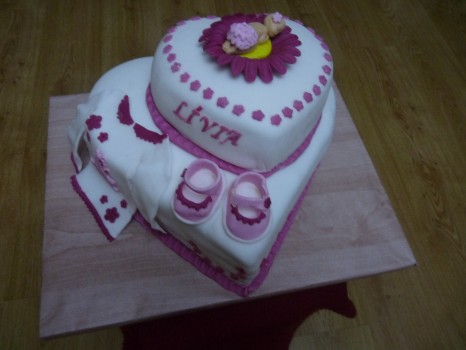 Torta na krst poschodová