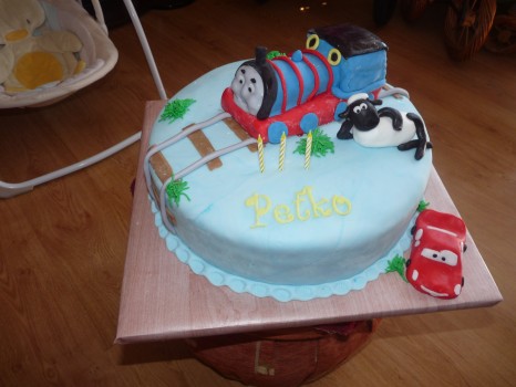 Torta vláčik Tomáš, McQueen
