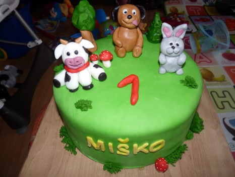 Torta so zvieratkami