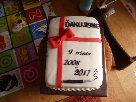 torta k ukončeniu ZŠ