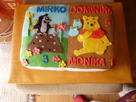Torta knižka pre súrodencov