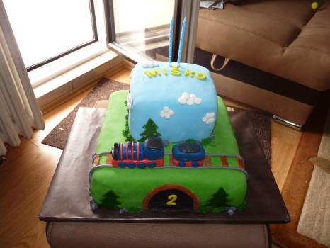 Torta s Vláčikom Tomášom