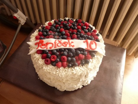 torta s ovocím