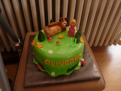 Torta Máša a medveď