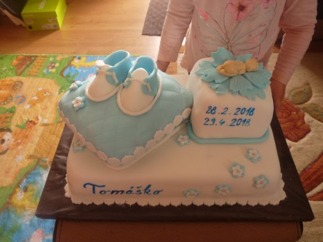 Torta na krst pre chlapca
