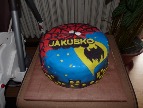 Torta Batman vs. Spiderman
