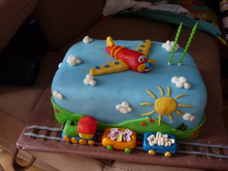 Torta s lietadlom