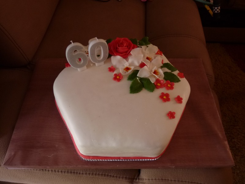 Torta s orchideami