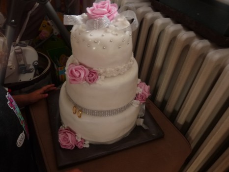 Svadobná torta poschodová