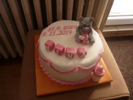Torta na krst s mackom