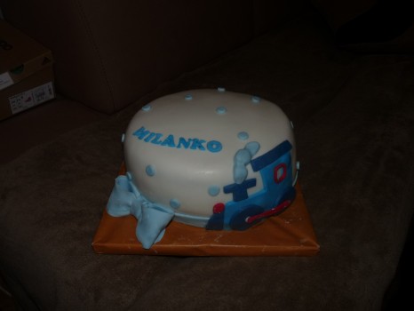 Torta s vláčikom